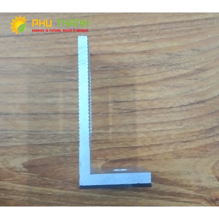 Chân L bắt mái tôn lắp năng lượng mặt trời