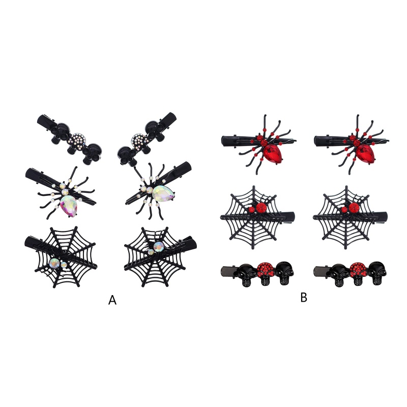 Kẹp Tóc Bằng Hợp Kim Hình Đầu Lâu Đáng Sợ Dành Cho Nữ