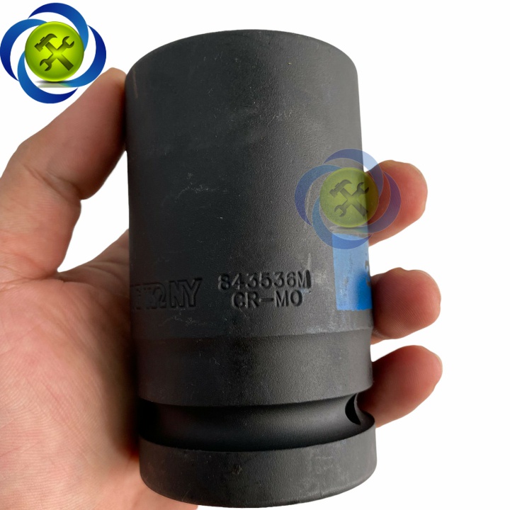 Tuýp 36mm 1 inch Kingtony 843536M loại dài 6 cạnh màu đen