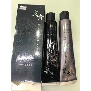 Thuốc Nhuộm Tóc Phủ Bạc Nhanh 1 Phút Thảo Dược JICHUNG Welcos Hàn Quốc