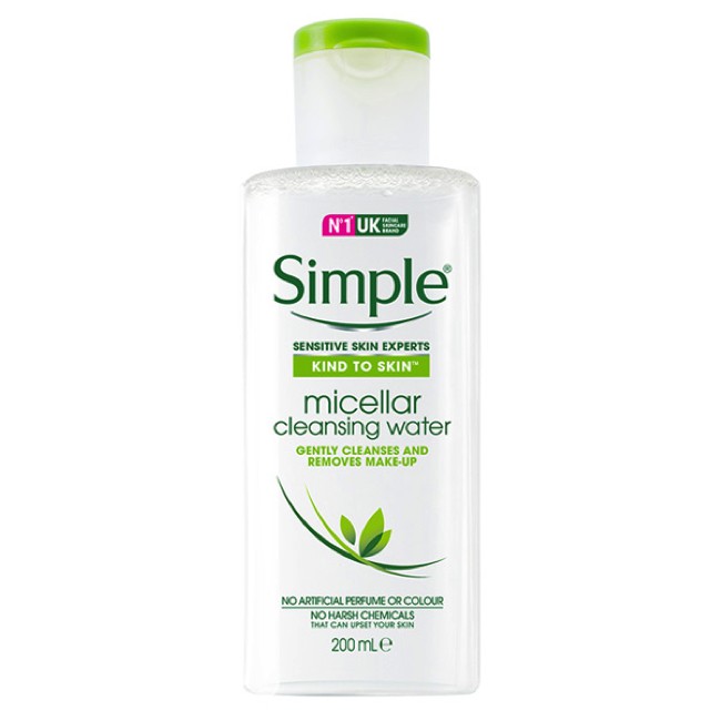 Nước Tẩy Trang Simple Kind To Skin Micellar Cleansing Water 200ml