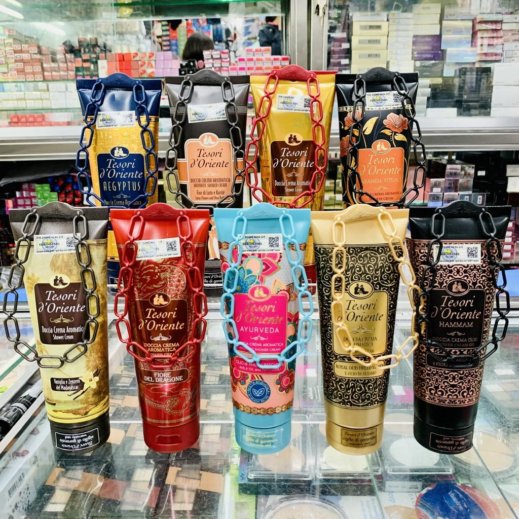 Sữa tắm nước hoa cao cấp Tesori Thảo Mộc 500ml cung cấp độ ẩm, cân bằng độ pH, lưu hương 8 tiếng Linh Giang chính hãng