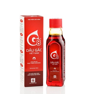 Dầu gấc G8 185ml cho bé ăn dặm (Date T2/2025)
