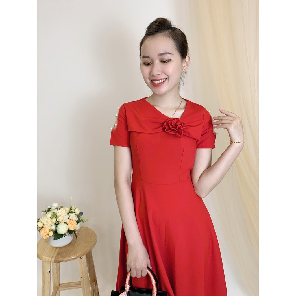 [Mã WASTMAY giảm 15% tối đa 30K đơn 150K] Đầm dáng xòe big size mango EMVY - V34 | BigBuy360 - bigbuy360.vn