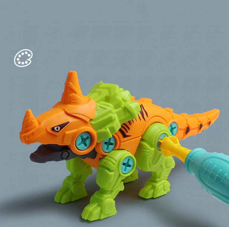 Đồ chơi lắp ráp khủng long dạy học cho bé sáng tạo tiện dụng