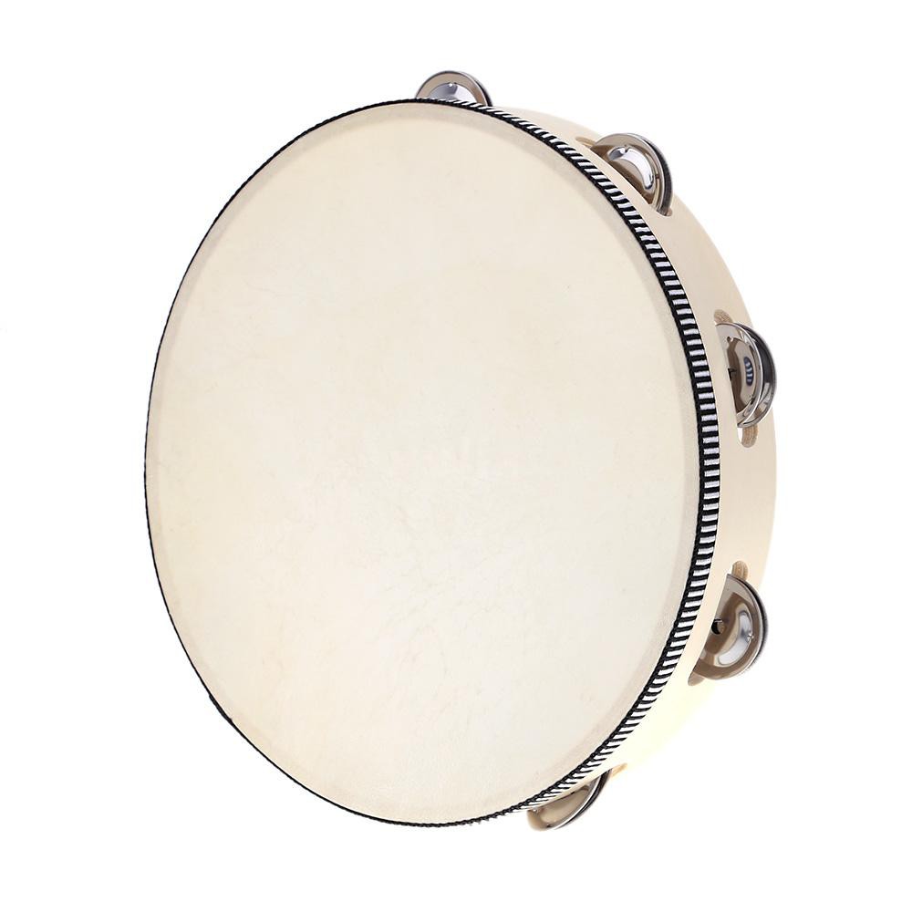 Trống Tambourine 10" cầm tay chuyên dụng cho các bữa tiệc