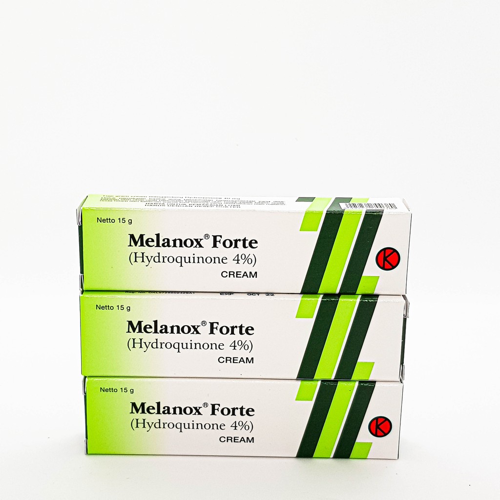 Melanox Forte - Hydroquinone 2%, 4% (15g)- Kem hỗ trợ giảm thâm nám,tàn nhang