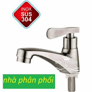 vòi lavabo inox 304