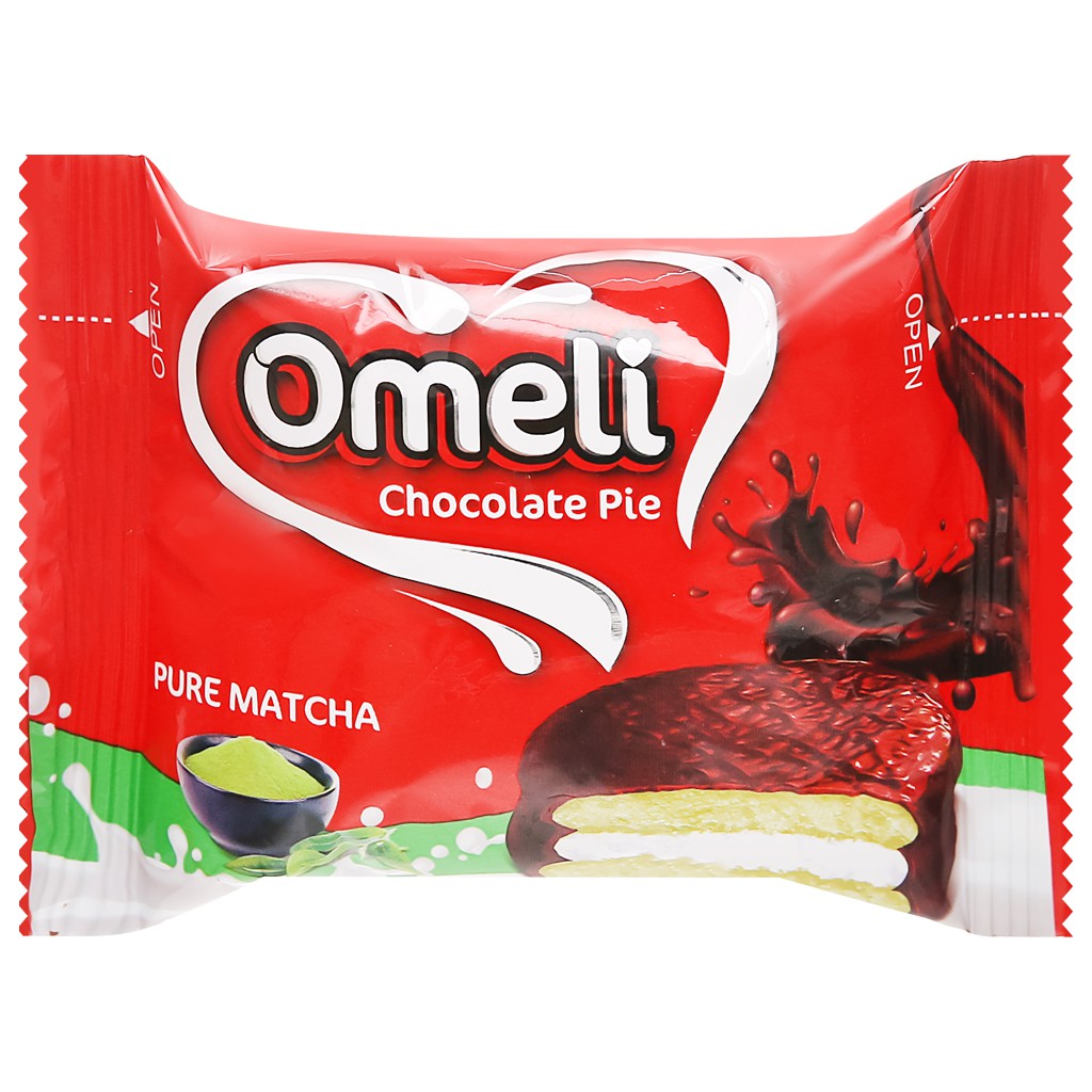 Bánh Omeli Chocolate Pie / Matcha Hộp 300g