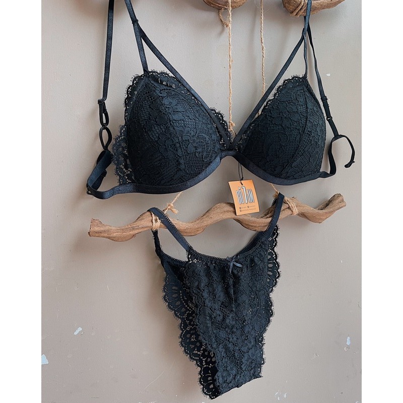 Set Bralette cơ bản ren mềm mại cơ không gọng có mút mỏng  CÔ KIM 7 | BigBuy360 - bigbuy360.vn