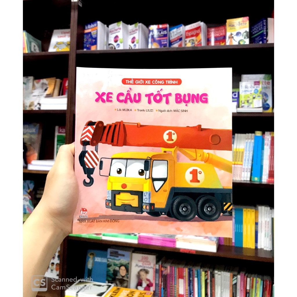 Sách - Thế Giới Xe Công Trình: Xe Cẩu Tốt Bụng