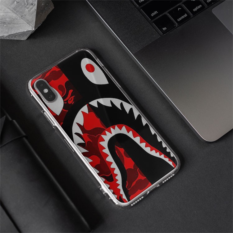 Ốp di động Bape on Iphone 7/7Plus/8/8Plus/X/Xs/Xs Max/11/11 Promax/12/12 Promax BAPPOD00187