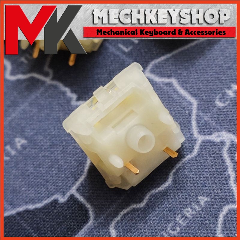 5 công tắc switch Gateron CAP Milky Yellow Linear 50g