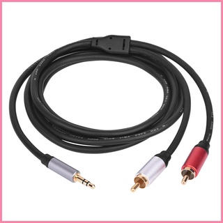 Cáp Chuyển Đổi Âm Thanh RCA 3.5mm Sang 2 RCA Đầu Cắm 3.5mm Chuyên Dụng Cho Khuếch Đại Âm Thanh