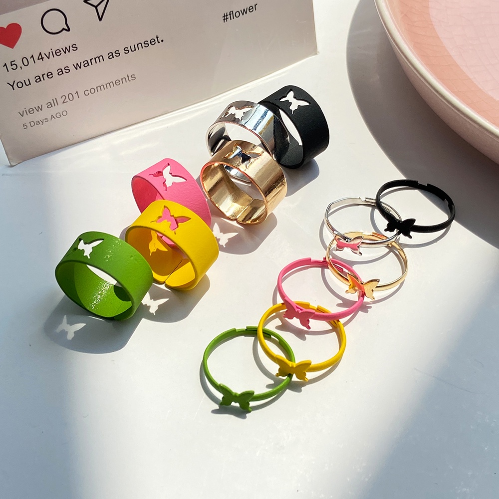 Set 12 Nhẫn Đeo Ngón Tay Thời Trang Cho Nữ