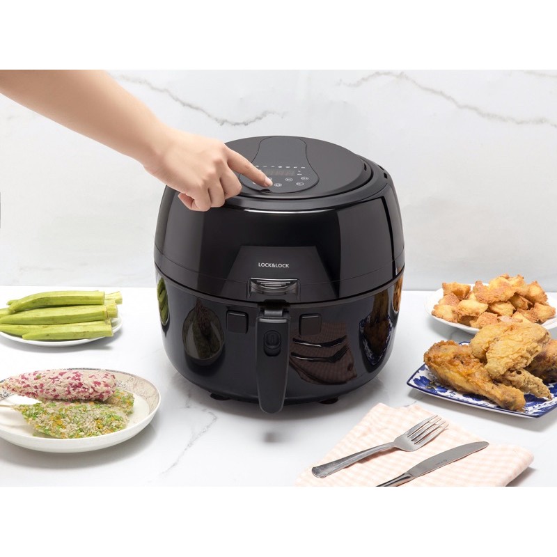 [LOCK&LOCK]NỒI CHIÊN KHÔNG DẦU 6.5L-EJF286BLK