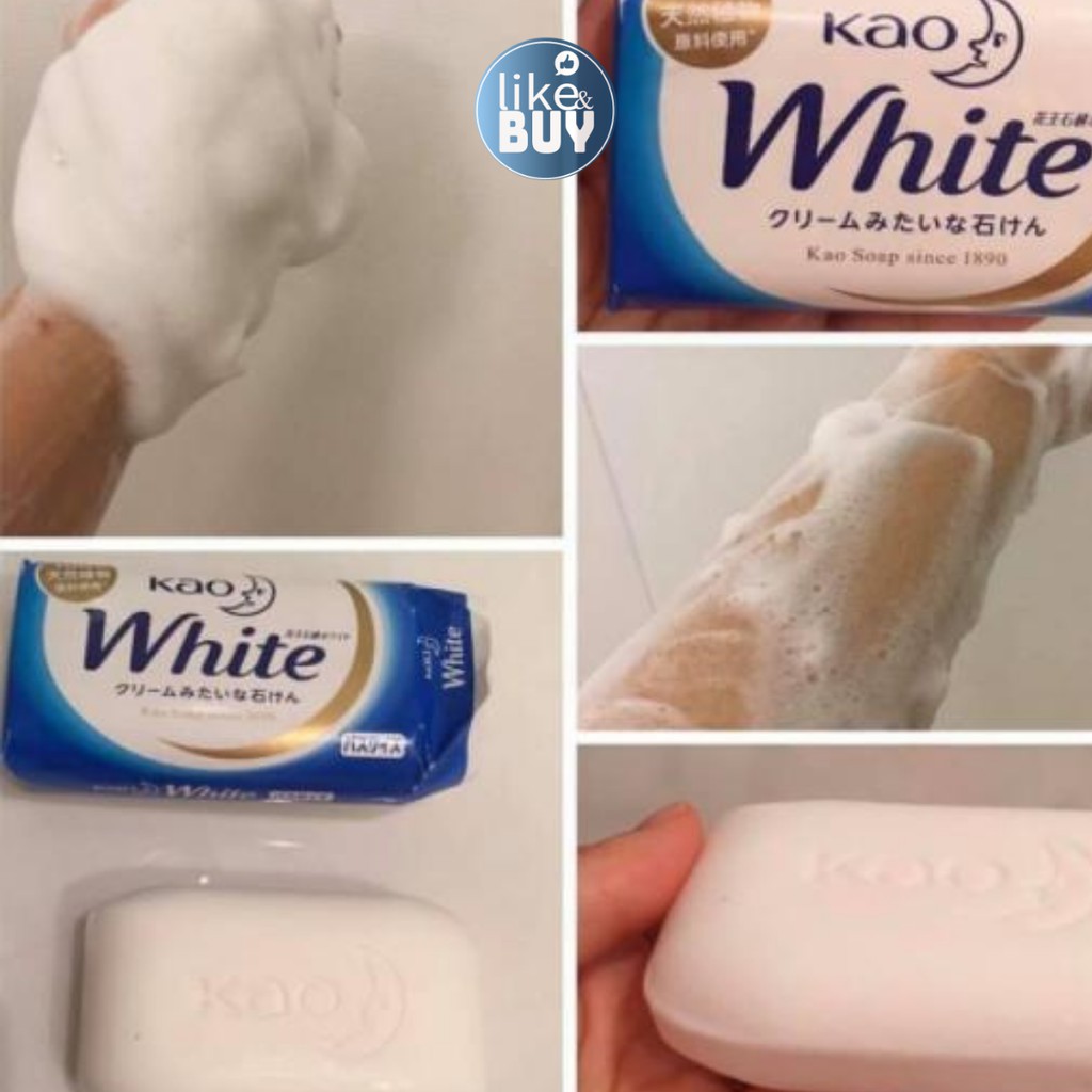 Xà bông tắm trắng da Kao White, xà phòng từ thiên nhiên 100% - hàng nội địa LikeandBuy