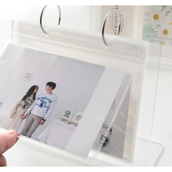 [Mã LIFEXANH03 giảm 10% đơn 500K] Album ảnh instax polaroid để bàn trong suốt đẹp đựng ảnh 7x10 (6x9), 9x13, 10x15