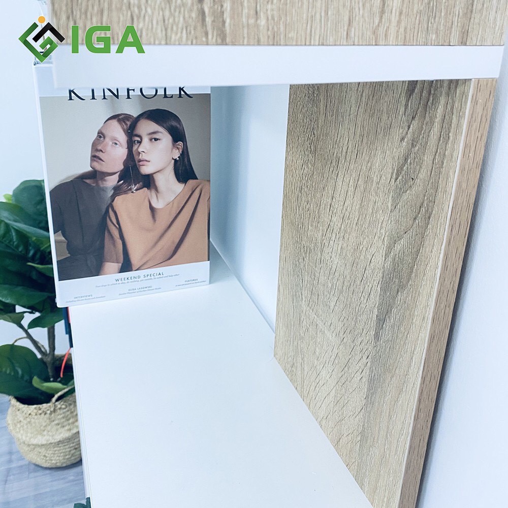 Kệ sách gỗ, kệ sách nhiều tầng thông minh phù hợp với bàn làm việc, giá sách cho bàn máy tính - GP105