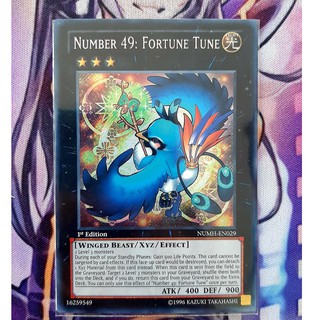 [ Đỗ Lạc Shop ] Thẻ Bài Mint90 Yugioh Monster Number 49: Fortune Tune - NUMH-EN029 - Secret