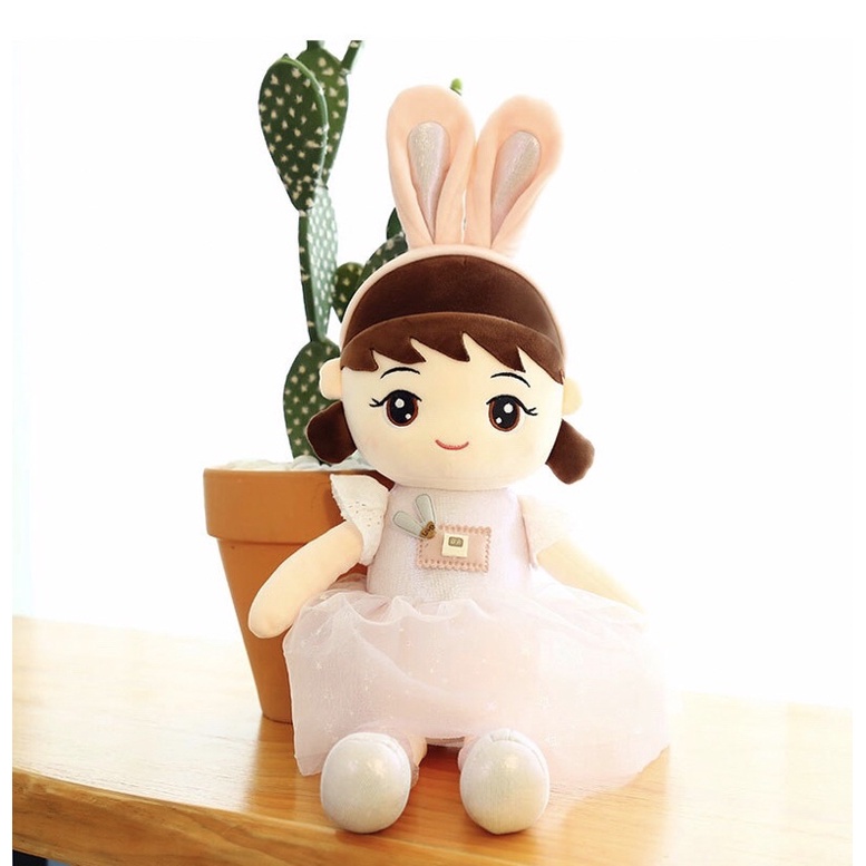 Gấu bông Búp bê thỏ xinh khích thước 45cm và 60cm