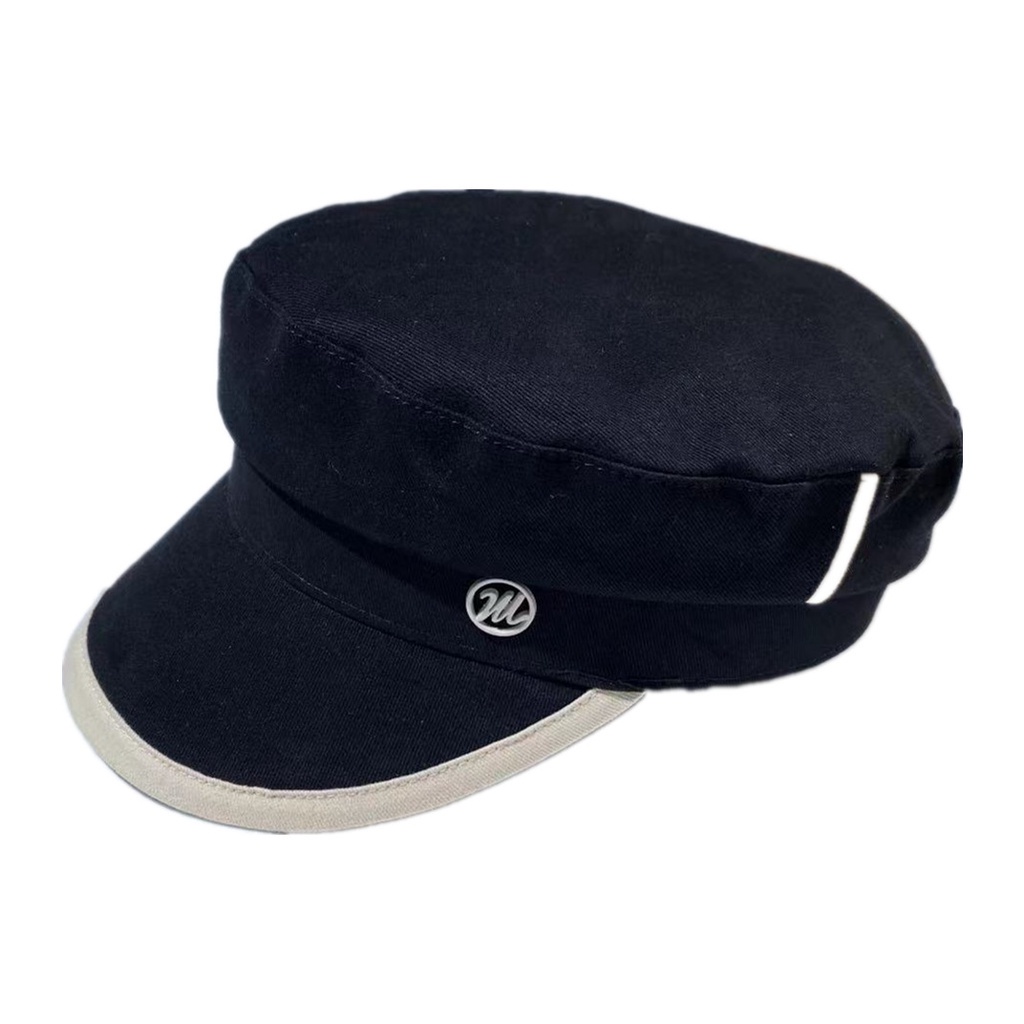 Japanese Printed Cotton Fabric Beret Hat Spring Summer Fashion Japanese Style