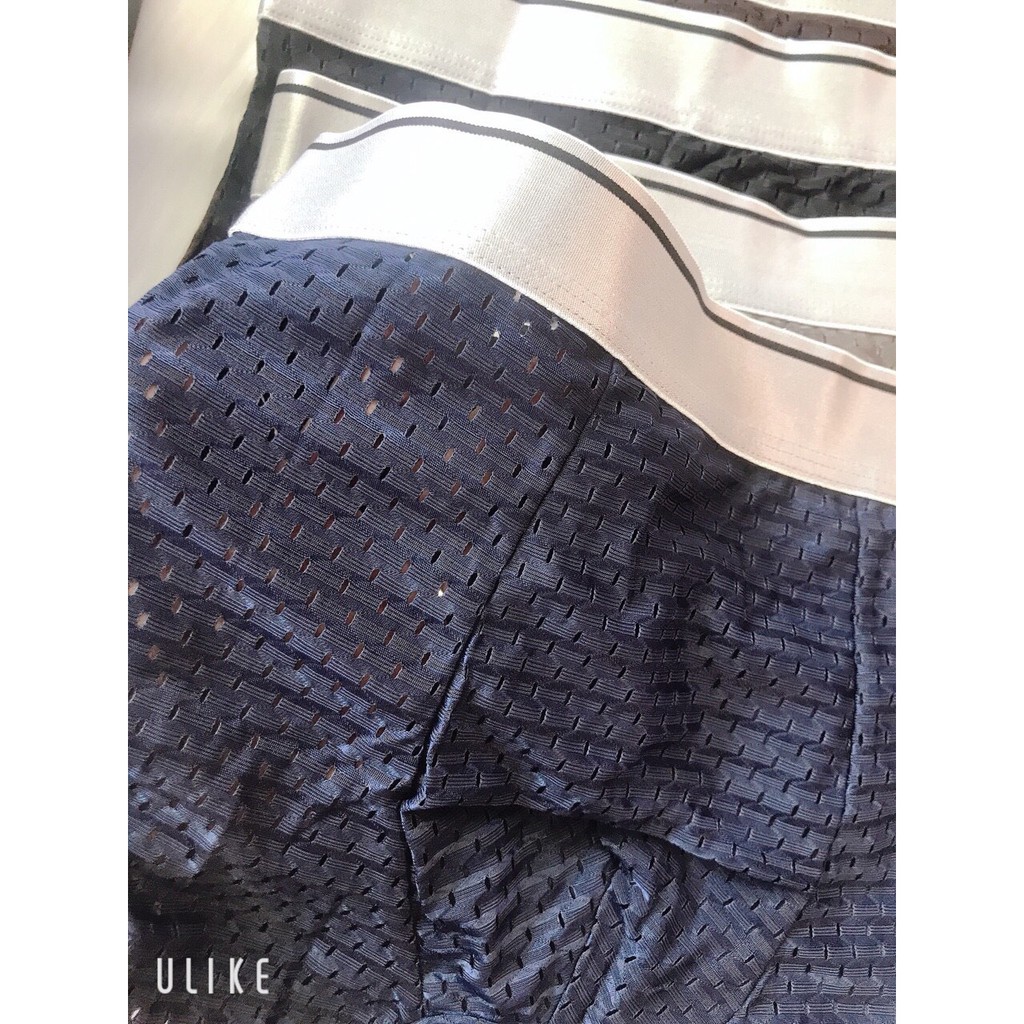 Quần lót nam Thông Hơi nhật bản, quần boxer nam Lưới HM (Hộp 4 Chiếc)