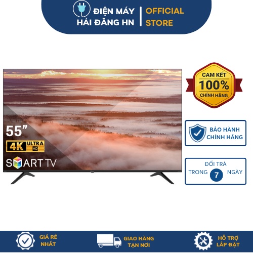 Smart Tivi Casper 4K 55inch UHD 55UW6000 Điện Máy Hải Đăng HN