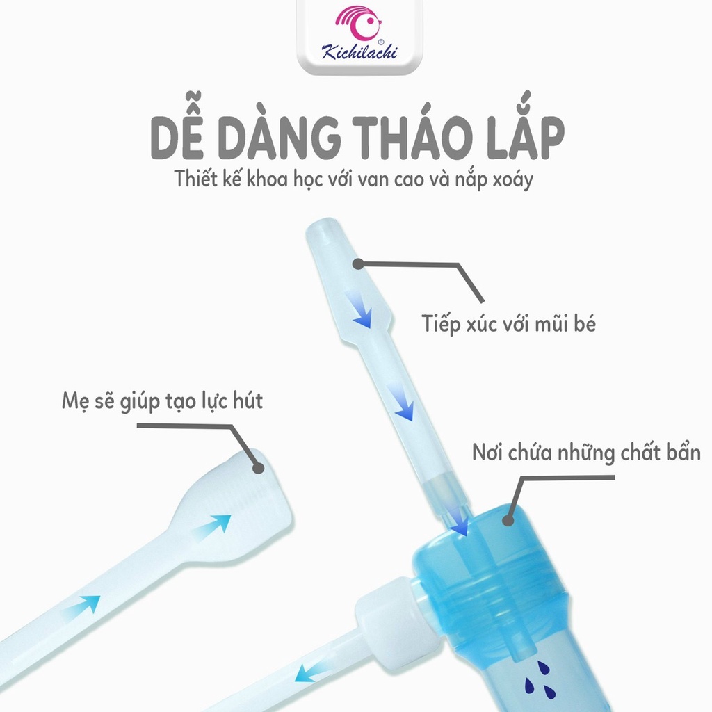 Dụng cụ hút mũi cho bé Nasal KICHILACHI chính hãng