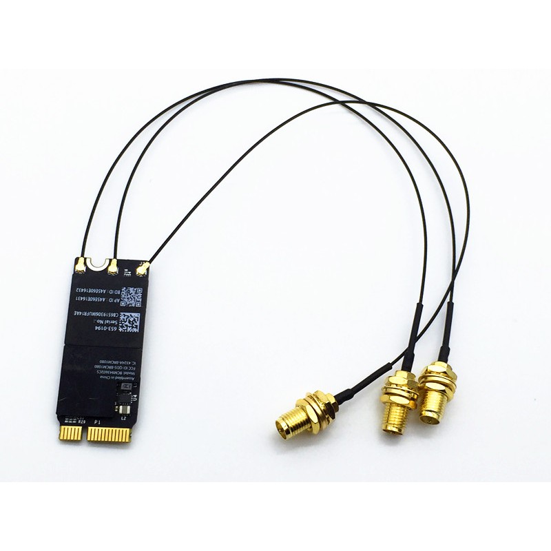 Cáp Anten Wireless có đầu bắt ốc jack SMA (cáp SMA sang IPEX3 - IPEX4 )