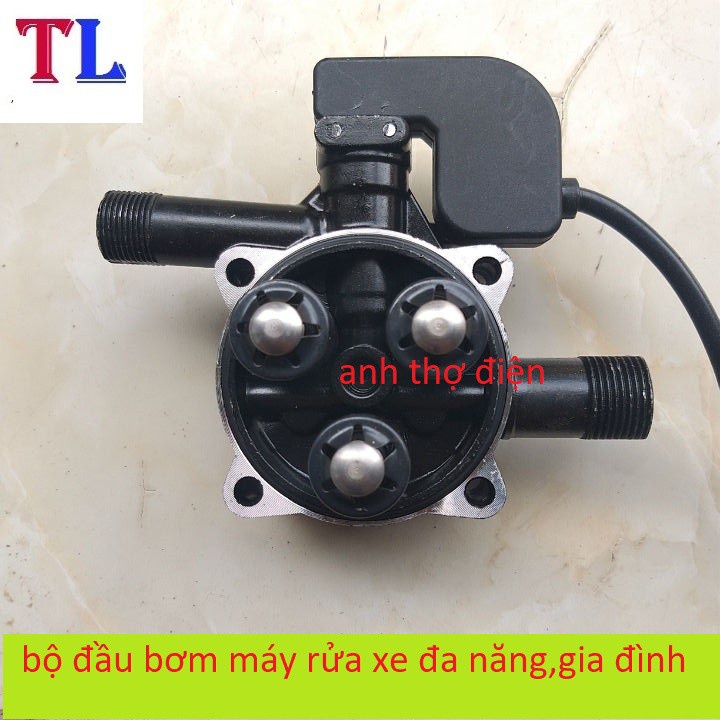 bộ Đầu Bơm Máy Rửa xe mini(có kèm rơ le điện)