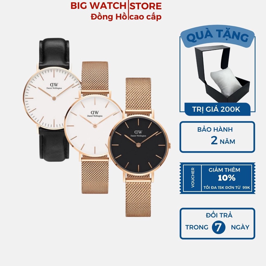 đồng hồ nữ cao cấp mặt 28mm bảo hành 2 năm chống nước đi mưa đi tắm A13 Big Watch