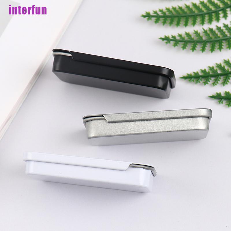 Hộp Thiếc Rỗng Hình Chữ Nhật Mini Đựng Son Môi / Kem / Kem