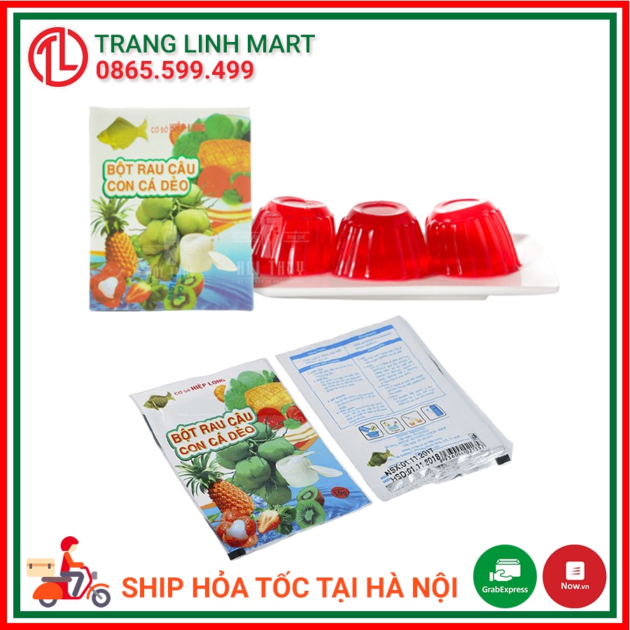 Bột rau câu con cá dẻo Hiệp Long thơm ngon 12gr