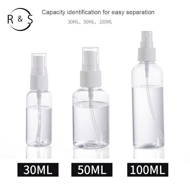 [Hàng mới về] Bình Xịt Bằng Nhựa Dung Tích 10ml/20ml/30ml/50ml/100ml