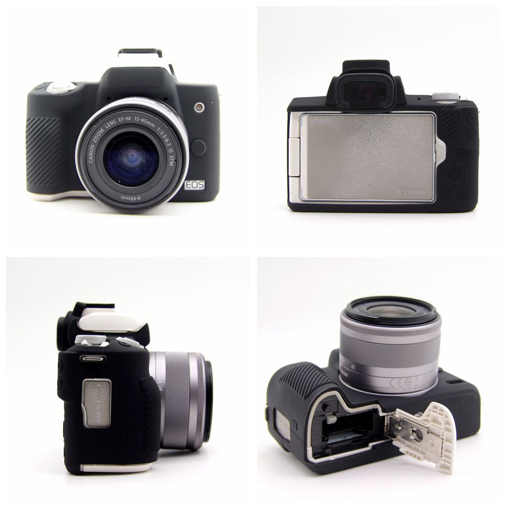 Vỏ silicone cho máy ảnh Canon M50 Mark II M50II