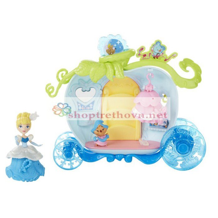 Búp bê Disney Princess mô hình Cỗ xe bí đỏ của Lọ Lem