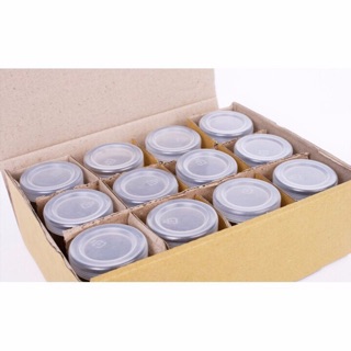 Bộ 12 Cốc Làm Sữa Chua Thủy Tinh