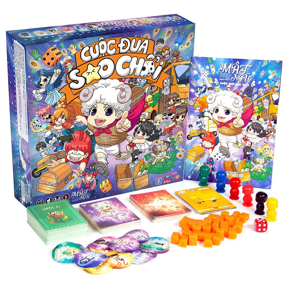 Boardgame Lớp Học Mật Ngữ - Cuộc Đua Sao Chổi (Hoa Học Trò)