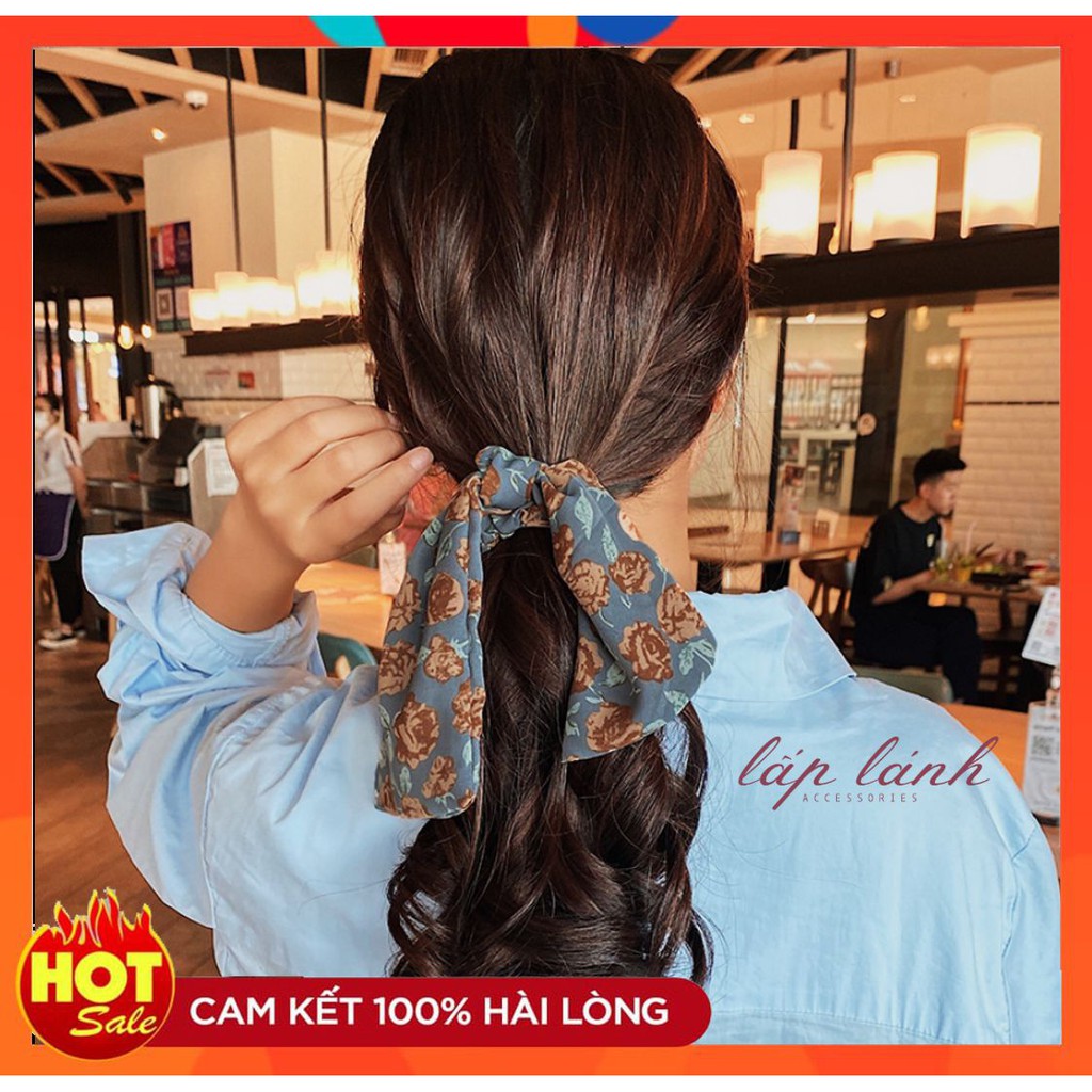 [Có sẵn] CỘT TÓC NƠ HOA RETRO KIỂU PHÁP PHONG CÁCH MÙA HÈ VINTAGE LÃNG MẠN ĐÁNG YÊU CT17