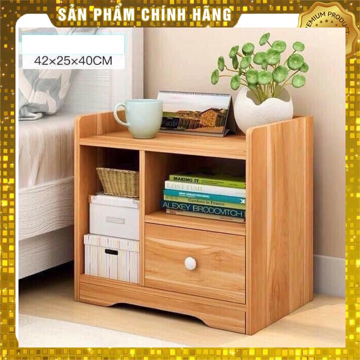 [Sale hủy diệt] Kệ Gỗ Đầu Giường 1 Ngăn Kéo.