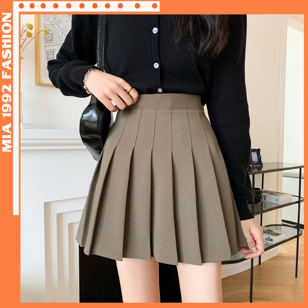 Chân váy xếp ly ngắn MIA1992 cao cấp - váy xếp ly phong cách tennis lưng cao mix đồ cực xinh hàng Quảng Châu cao cấp