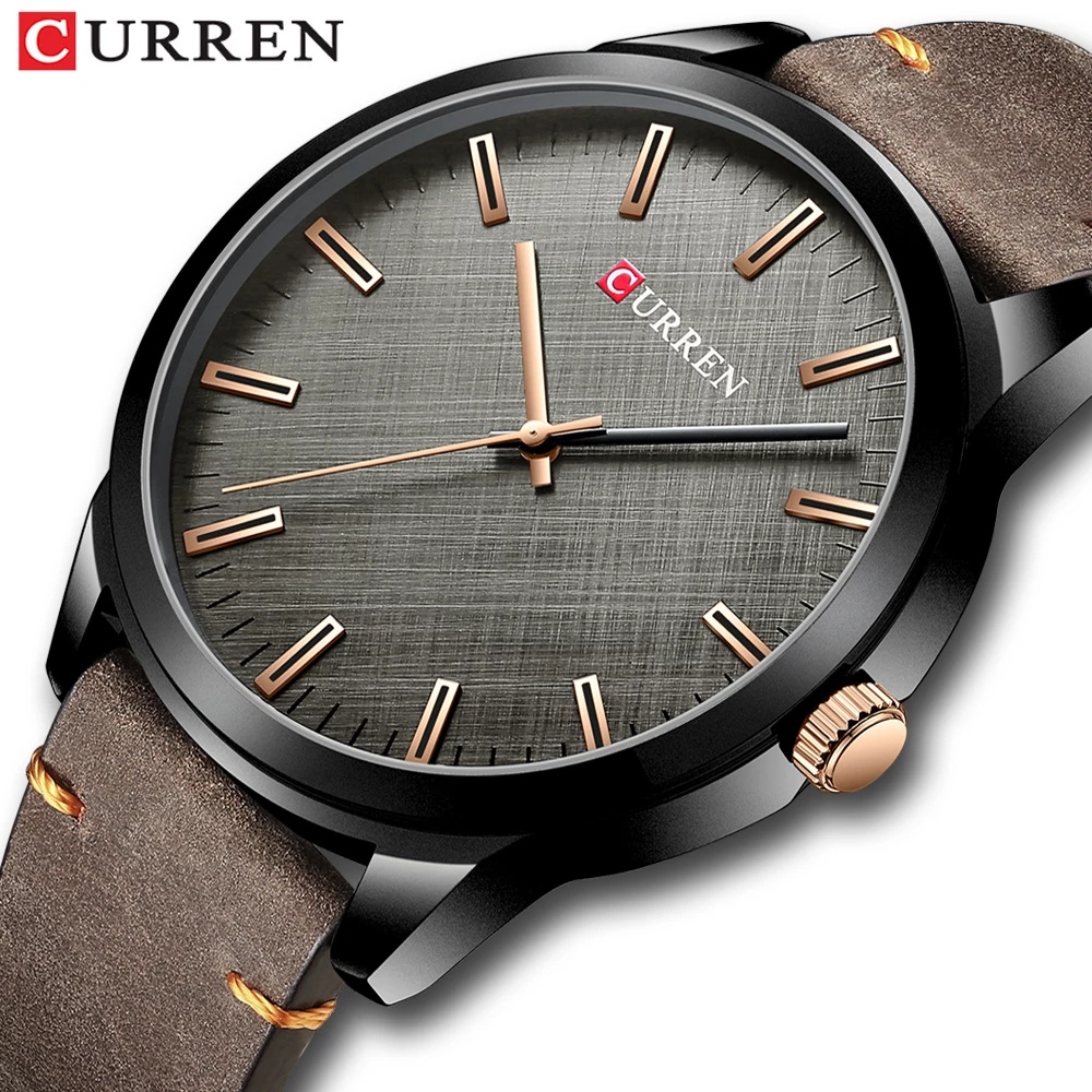 Đồng Hồ Quartz Dây Da Curren
