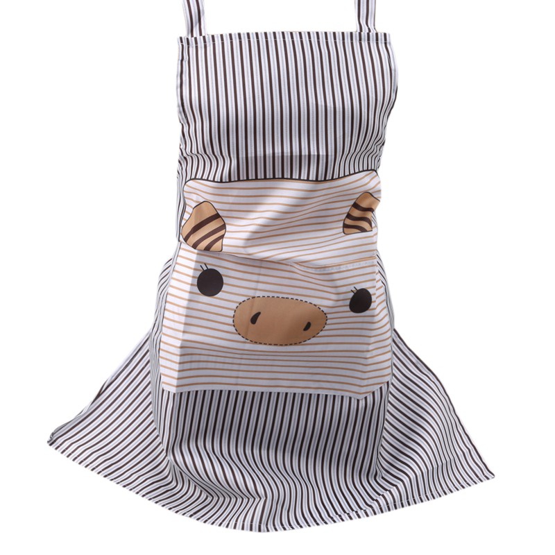 Tạp Dề Vải Lanh Cotton Chống Thấm Nước Kiểu Nhật