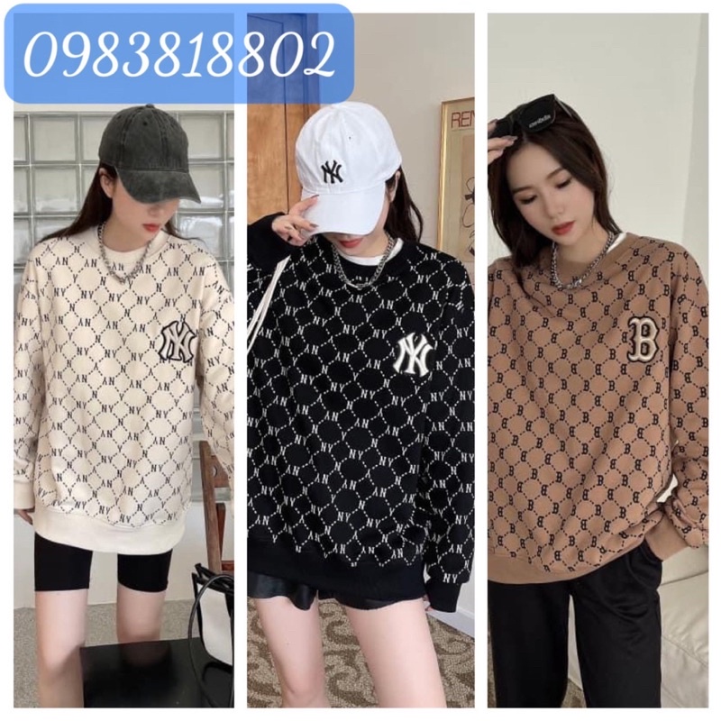 Áo nỉ thu đông nam nữ , hoodies đôi NY Boston, sweatee NY dòng đẹp chuẩn FULL TAG