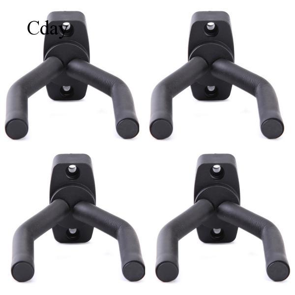 4pcs Wall Mounted Guitar Hanger Hook Holder for Bass Mandolin Ukulele C235