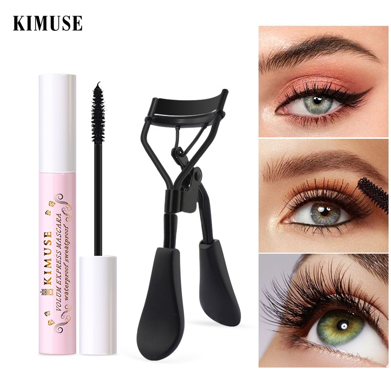 Bộ mascara và kẹp lông mi Kimuse trang điểm mắt quyến rũ 120g