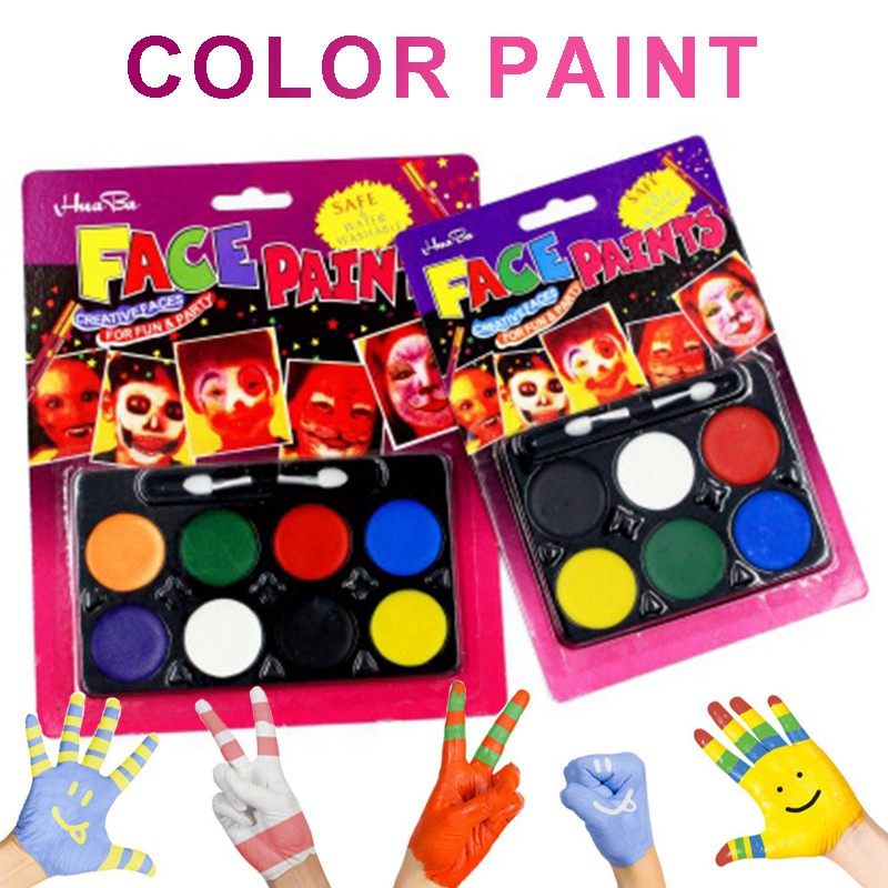 Bảng Màu Vẽ Cơ Thể Với 8 Màu Khác Nhau Độc Đáo | BigBuy360 - bigbuy360.vn