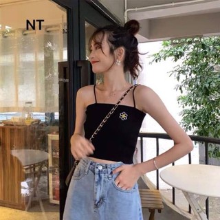 [HOT] [HOT] Áo 2 dây croptop hoa cúc 🌼🌼🌼🌼