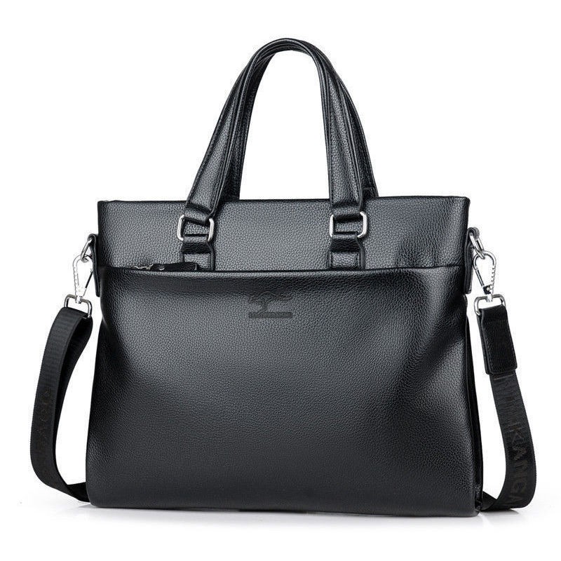 Kết cấu da túi xách nam túi xách kinh doanh cặp đeo vai túi xách | BigBuy360 - bigbuy360.vn